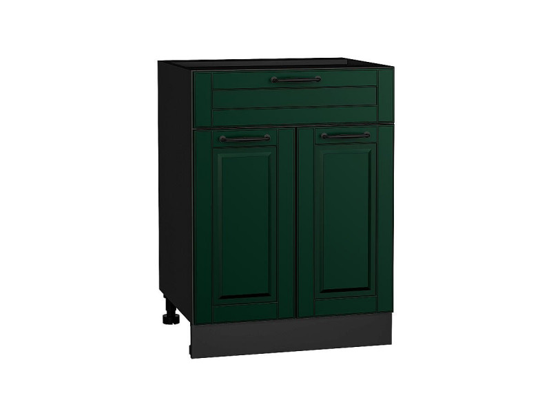 816*600* Шкаф нижний с 2-мя дверцами и ящиком Дублин Special Green