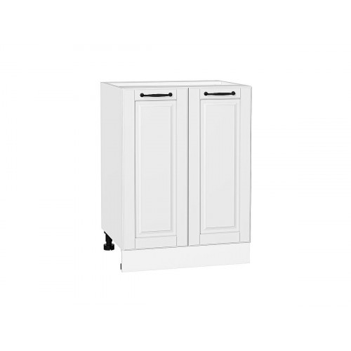 816*600* Шкаф нижний с 2-мя дверцами Дублин Special White