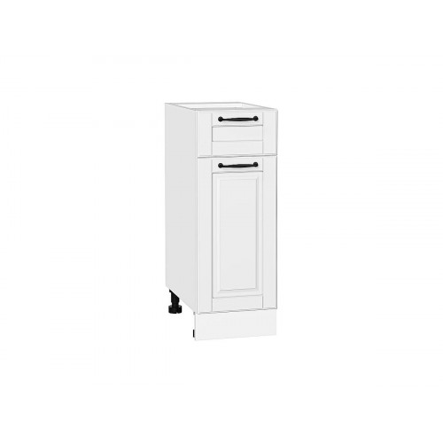 816*300* Шкаф нижний с 1-ой дверцей и ящиком Дублин Special White