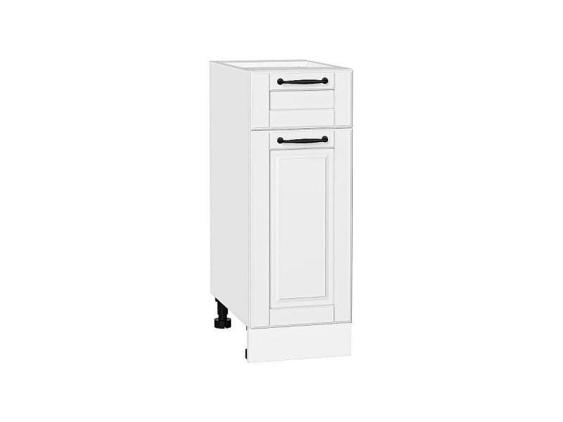 816*300* Шкаф нижний с 1-ой дверцей и ящиком Дублин Special White