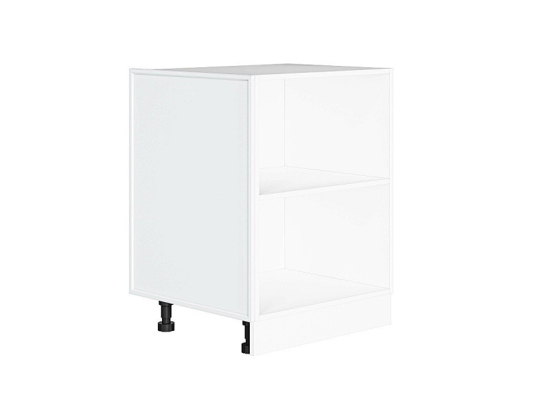 716*579*22 Фасад боковой Фрейм для нижнего шкафа White Silk