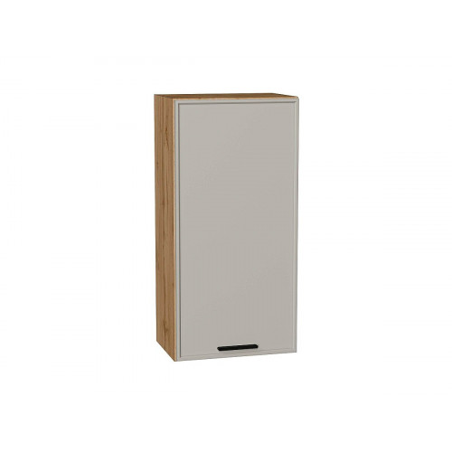 920*450* Шкаф верхний с 1-ой дверцей Фрейм Grey Silk / Дуб Вотан 920*450* Шкаф верхний с 1-ой дверцей Фрейм Grey Silk / Дуб Вотан