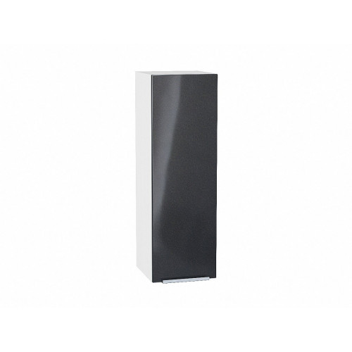 920*300* Шкаф верхний с 1-ой дверцей Фьюжн Anthracite Белый