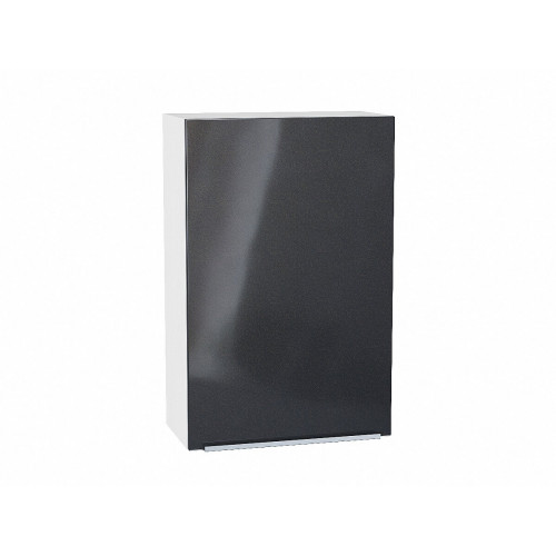 920*600* Шкаф верхний с 1-ой дверцей Фьюжн Anthracite Белый