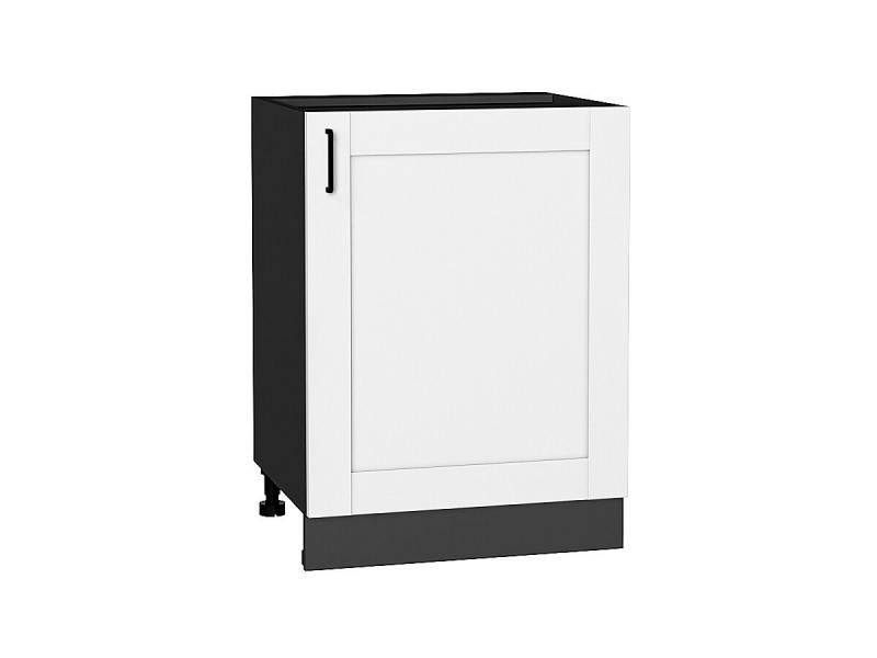 Кухня 816*600*Шкаф нижний с 1-ой дверцей Лофт Super White/Graphite