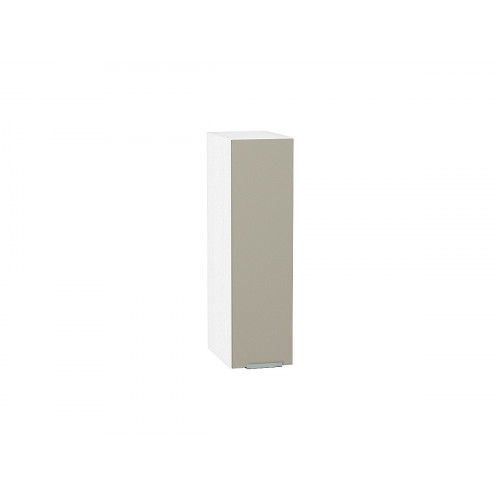 716*200* Шкаф верхний бутылочница Фьюжн Silky Grey Белый