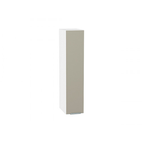 920*200* Шкаф верхний бутылочница Фьюжн Silky Grey Белый