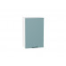 716*450* Шкаф верхний с 1-ой дверцей Флэт Grey-green In 2S Белый