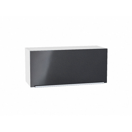 358*800* Шкаф верхний горизонтальный Фьюжн Anthracite Белый