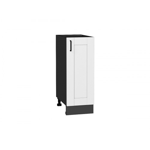 816*300*Шкаф нижний с 1-ой дверцей Лофт Super White/Graphite 816*300*Шкаф нижний с 1-ой дверцей Лофт Super White/Graphite