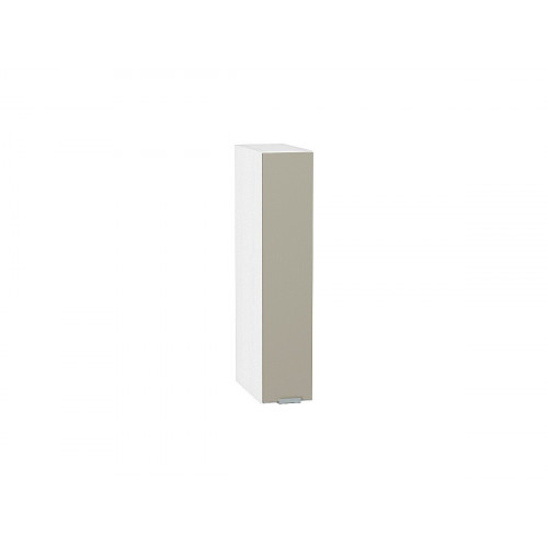716*150* Шкаф верхний бутылочница Фьюжн Silky Grey Белый