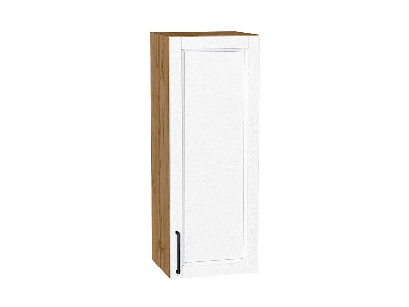 920*350*Шкаф верхний с 1-ой дверцей Сканди White Silkwood/Дуб Вотан