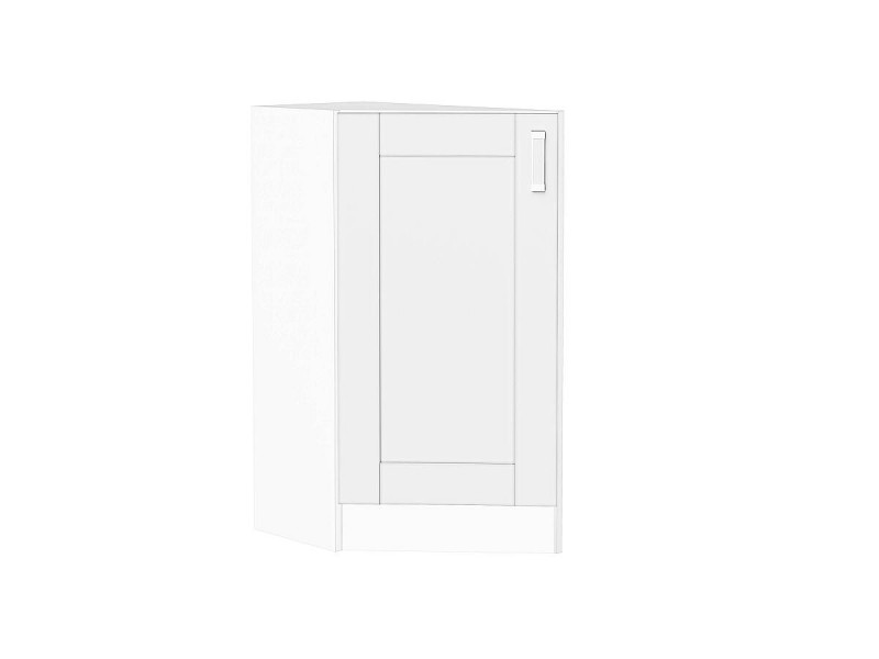 Кухня 816*296*Шкаф нижний торцевой Лофт White Silk/Белый