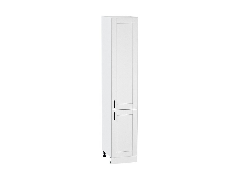 Кухня 2132*400*Шкаф пенал с 2-мя дверцами Лофт Super White/Белый