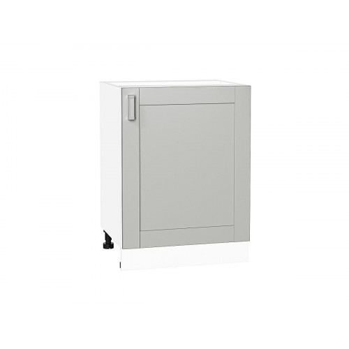 816*600*Шкаф нижний с 1-ой дверцей Лофт Grey Silk/Белый 816*600*Шкаф нижний с 1-ой дверцей Лофт Grey Silk/Белый