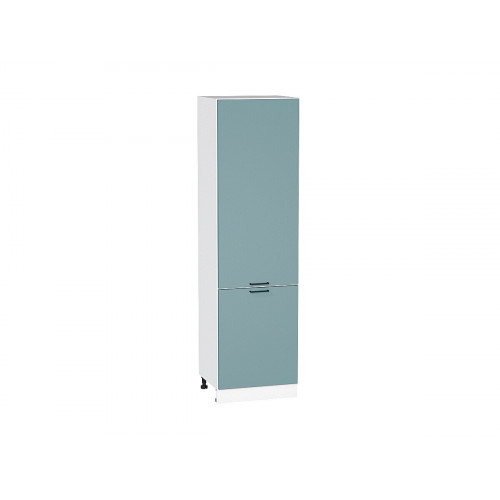2132*600* Шкаф пенал с 2-мя дверцами Флэт Grey-green In 2S Белый