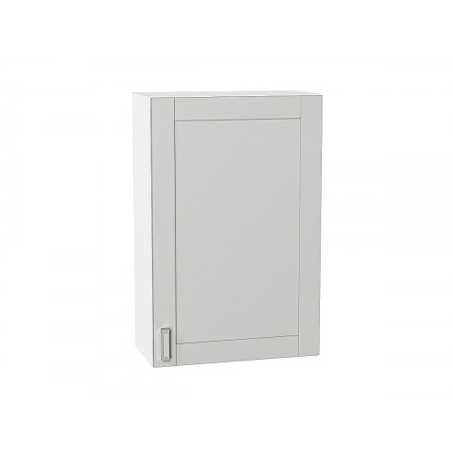 920*600*Шкаф верхний с 1-ой дверцей Лофт Grey Silk/Белый
