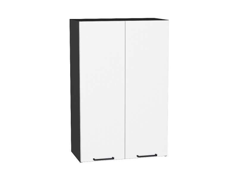920*600* Шкаф верхний с 2-мя дверцами Флэт White In 2S Graphite