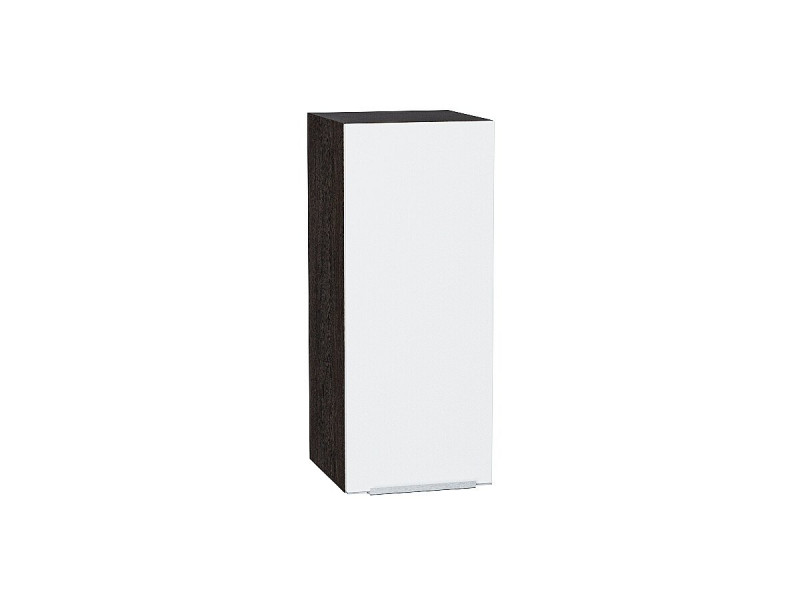 716*300* Шкаф верхний с 1-ой дверцей Фьюжн Silky White Graphite