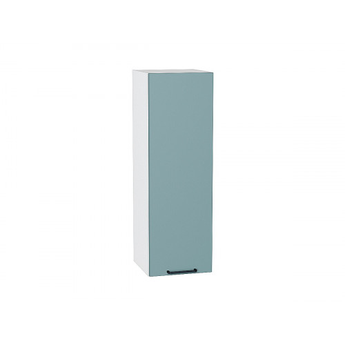 920*300* Шкаф верхний с 1-ой дверцей Флэт Grey-green In 2S Белый