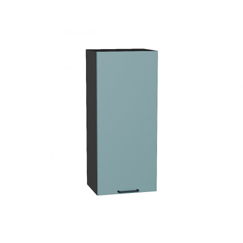 920*400* Шкаф верхний с 1-ой дверцей Флэт Grey-green In 2S Graphite