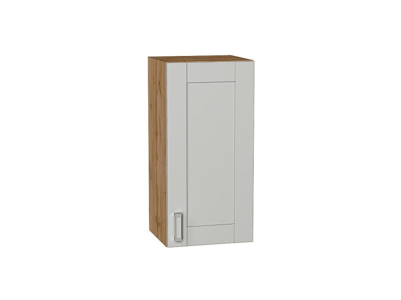 Кухня 716*350*Шкаф верхний с 1-ой дверцей Лофт Grey Silk/Дуб Вотан
