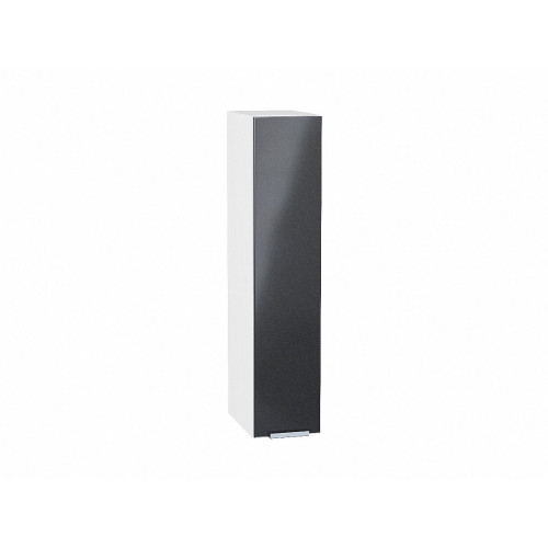 920*200* Шкаф верхний бутылочница Фьюжн Anthracite Белый