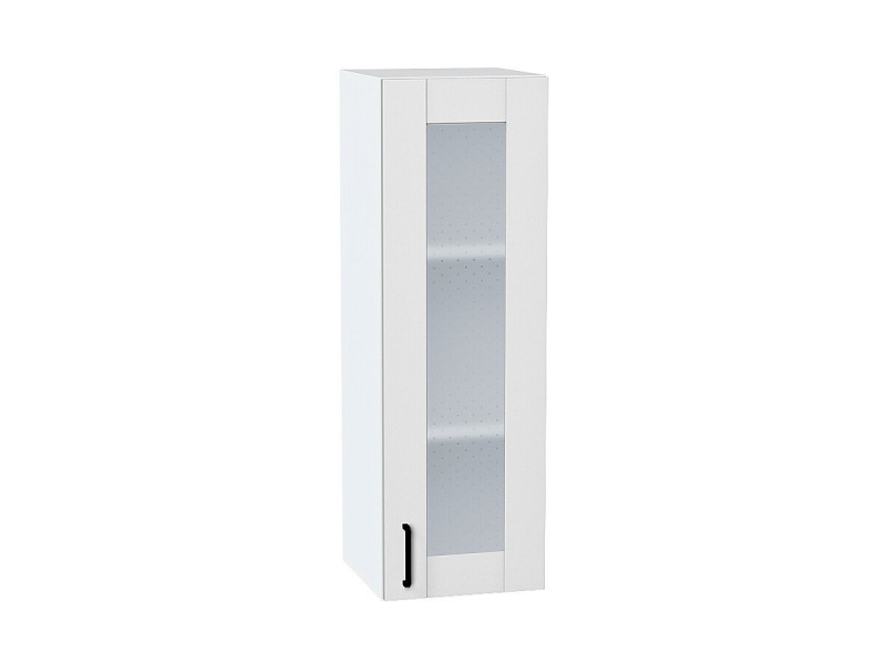 Кухня 920*300*Шкаф верхний с 1-ой остекленной дверцей Лофт Super White/Белый