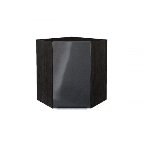 716*600*600 Шкаф верхний угловой Фьюжн Anthracite Graphite