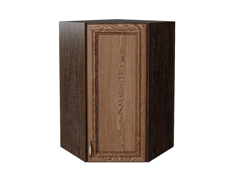 920*600*600 Шкаф верхний угловой Шале Brown Dreamline Graphite
