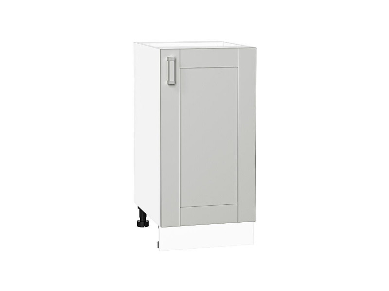 Кухня 816*400*Шкаф нижний с 1-ой дверцей Лофт Grey Silk/Белый