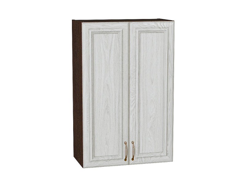 920*600* Шкаф верхний с 2-мя дверцами Шале White Dreamline Graphite