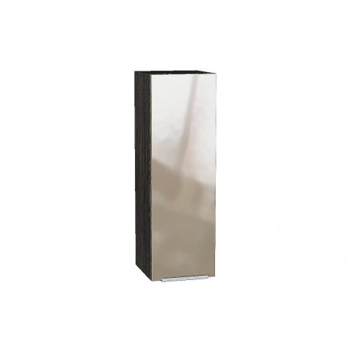 920*300* Шкаф верхний с 1-ой дверцей Фьюжн Gallant Graphite